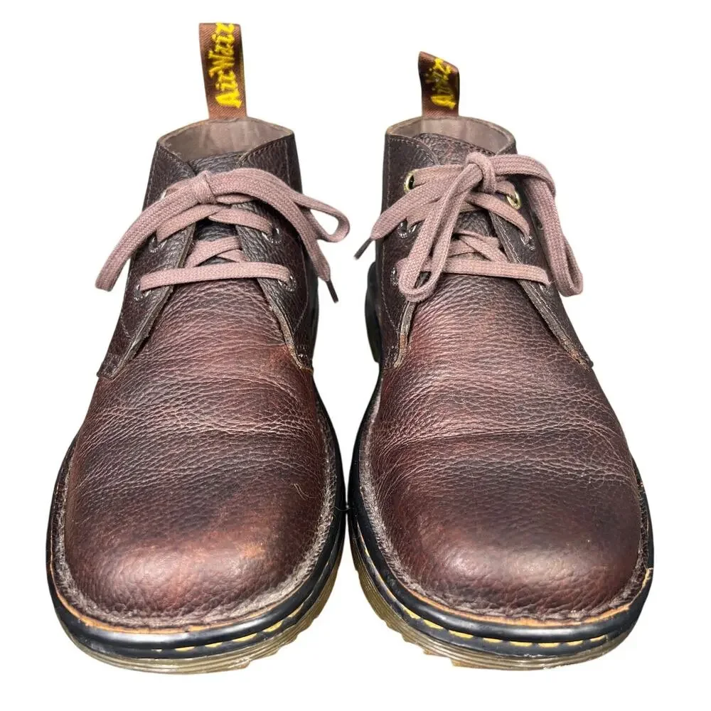 Dr. Martens Unisex Sussex Brown Leather Chukka Boots Size M 10 W 11